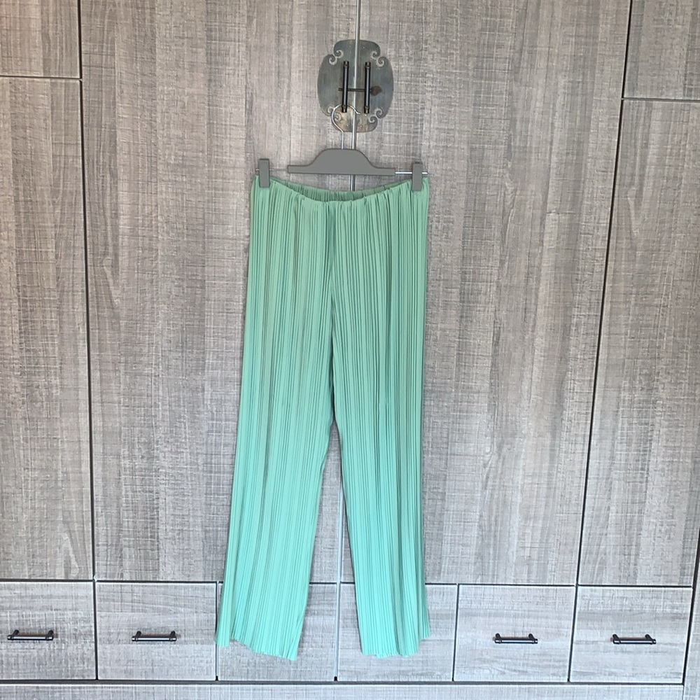 MANGO Pleated Wide Leg Pants‎